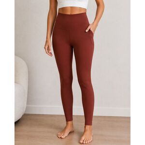 Lululemon Align Leggings 4 Rust Brown High Rise Yoga Pants
